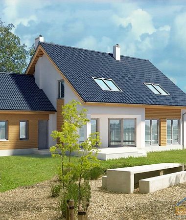 Совершенство, дом из газоблока, 215 м2