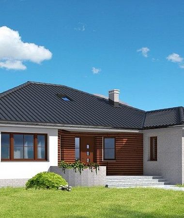 Эфирный, дом из газоблока, 168 м2