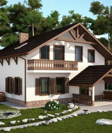 Стефания, монолитно-каркасный дом, 220 м2