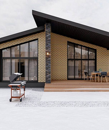 Атрия, дом из газоблока. 153 м2