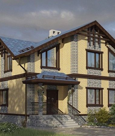 Гарвард, дом из газоблока, 232 м2