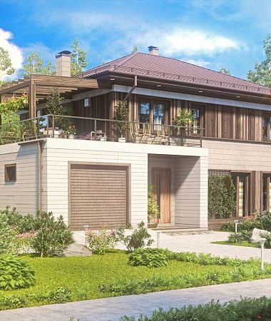 Монтана, дом из газоблока, 274 м2