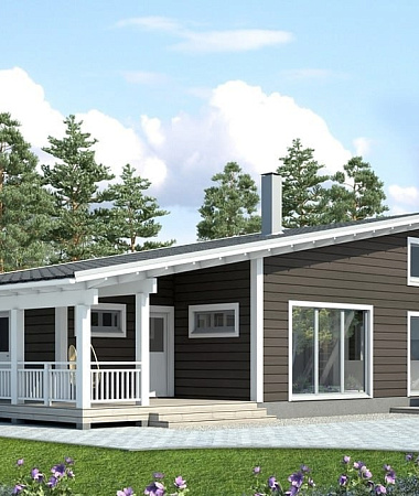 Савелий, дом из газоблока, 110 м2