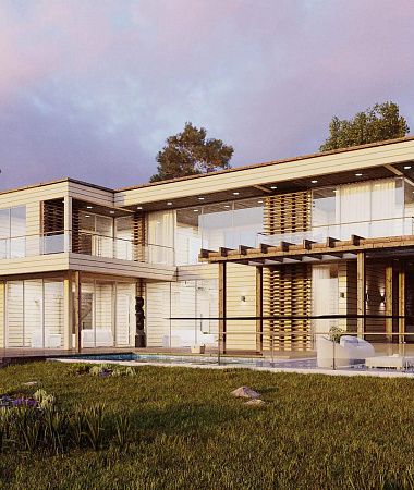 Спартак, дом из клееного бруса, 211 м2