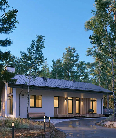 Верона, дом из газоблока, 150 м2