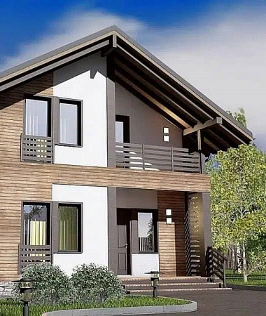 Бутон, дом из газоблока, 147 м2