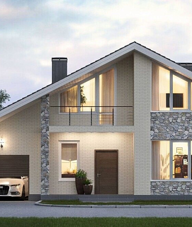 Ястреб, дом из газоблока, 269 м2