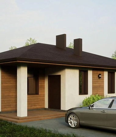 Робин, дом из газоблока, 175 м2