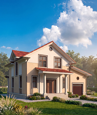 Лукас, дом из газоблока, 184 м2