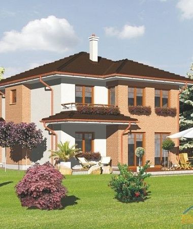 Восхитительный, дом из керамоблока 163 м2