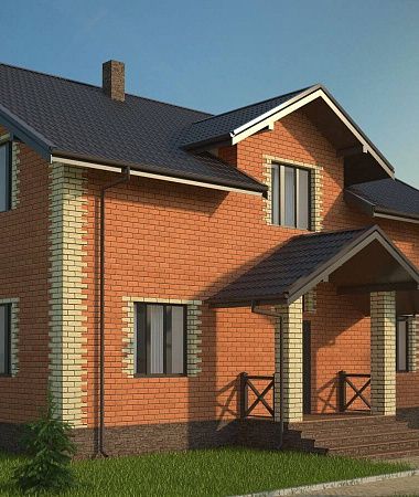 Сильвана, дом из керамоблока, 173 м2