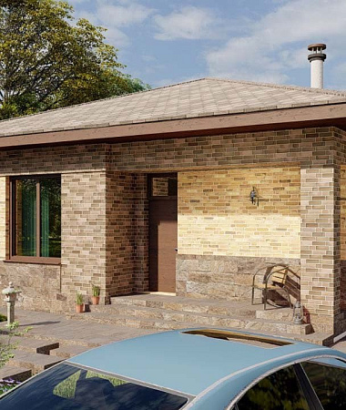 Женевьева, дом из газоблока, 159 кв.м.