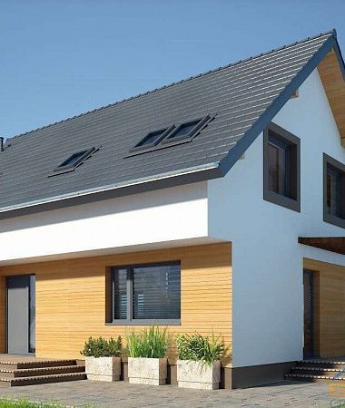 Эстетика, дом из керамоблока 229 м2