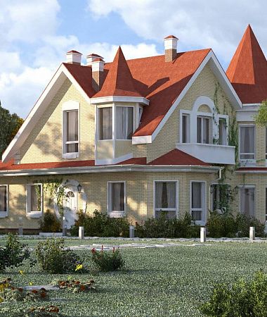 Артемида, монолитно-каркасный дом, 193 м2