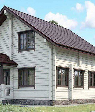 Гефест, каркасный дом, 121 м2