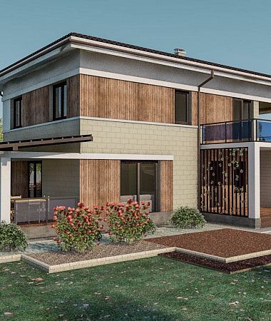 Роялти, дом из газоблока, 287 м2