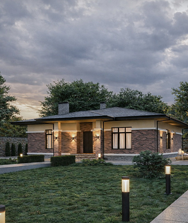 Сатурн, дом из газоблока, 130 м2