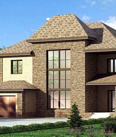 Зевс, монолитно-каркасный дом, 240 м2