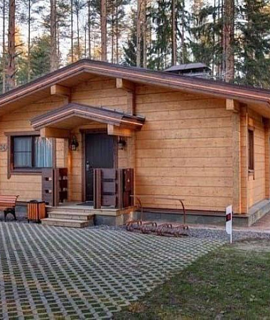 Лесничий, каркасный дом, 100 м2