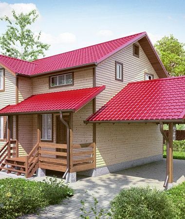 Ярослав, быстровозводимый дом, 122 м2