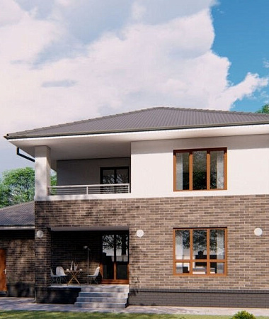 Сельва, дом из газоблока, 226 м2