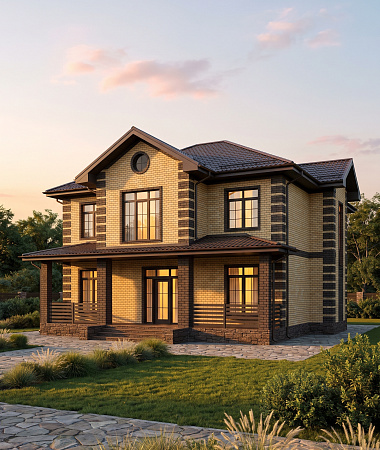 Илария, дом из керамоблока, 230 м2