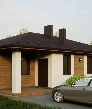 Невесомость, дом из газоблока, 145 м2