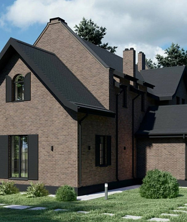 Эльф, дом из газоблока, 249 м2