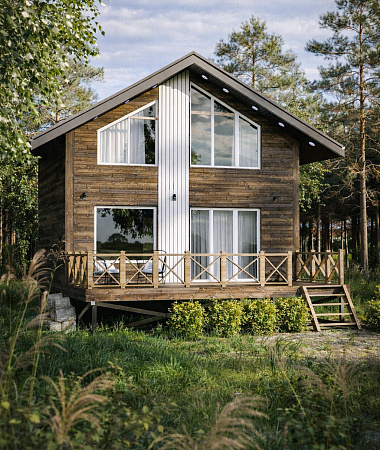 Тургояк, каркасный дом, 84 м2