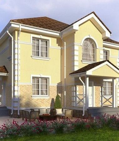 Барин, каркасный дом, 256 м2