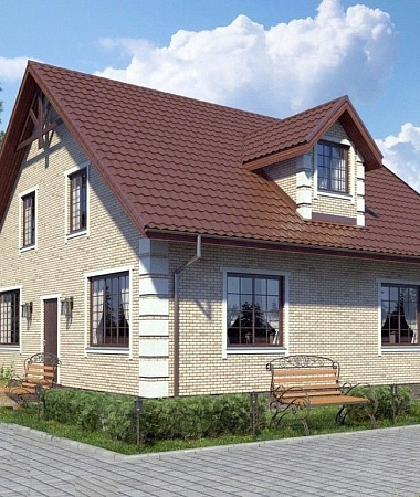 Фортуна, дом из газоблока, 169 м2