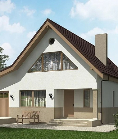 Карамель, дом из газоблока, 173 м2