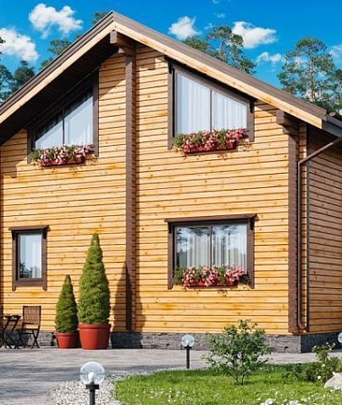 Фрезия, каркасный дом, 140 м2