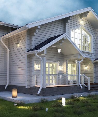 Данила, дом из клееного бруса, 231 м2