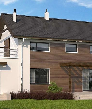 Очарование,  двухэтажный каркасный дом, 235 м2