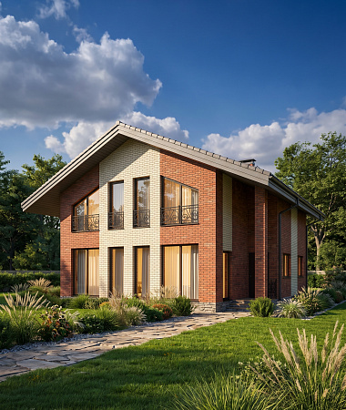 Виконт, каркасный дом, 243 м2