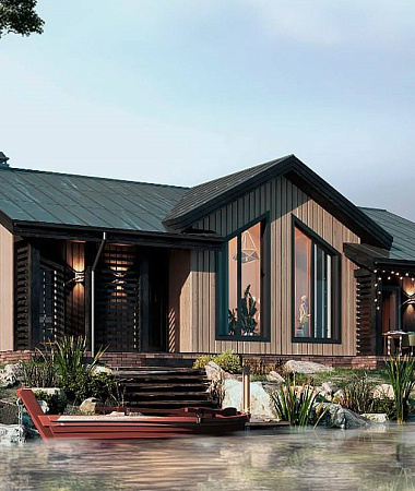 Грейт, каркасный дом, 101 м2