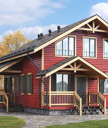 Шерхан, каркасный дом, 152 м2