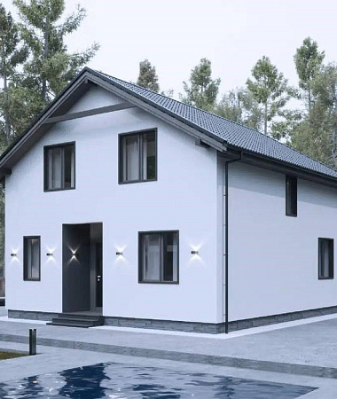 Ареал, дом из газоблока, 130 м2