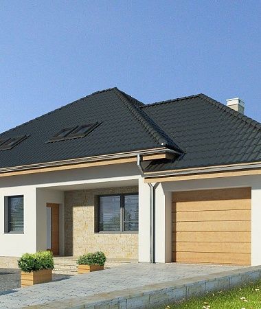 Грациозный, одноэтажный дом, 147 м2