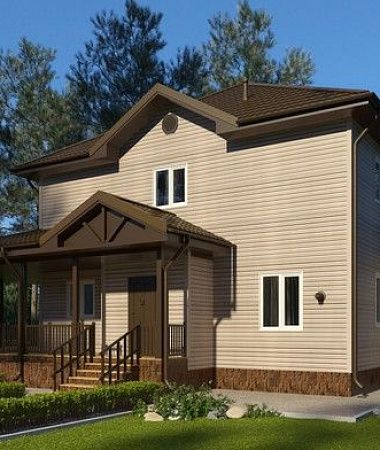 Мэверик, быстровозводимый дом, 241 м2