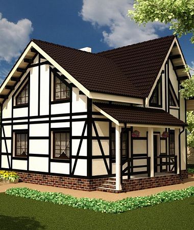 Агрия, каркасный дом, 137 м2