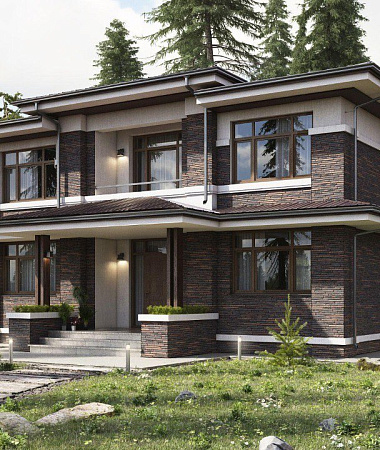 Нимфея, дом из газоблока, 246 м2