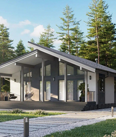 Люция, дом из газоблока, 135 м2