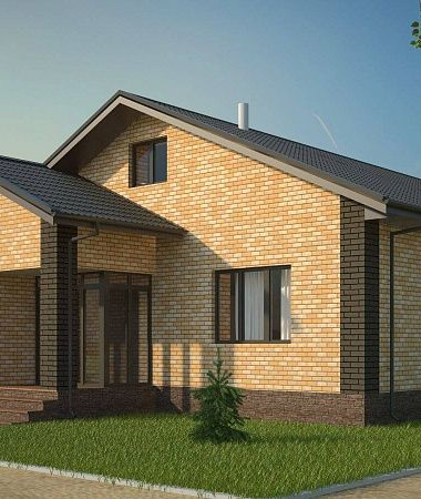 Айрис, дом из газоблока, 110 м2