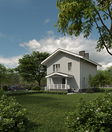 Антарес, дом из газоблока, 143 м2