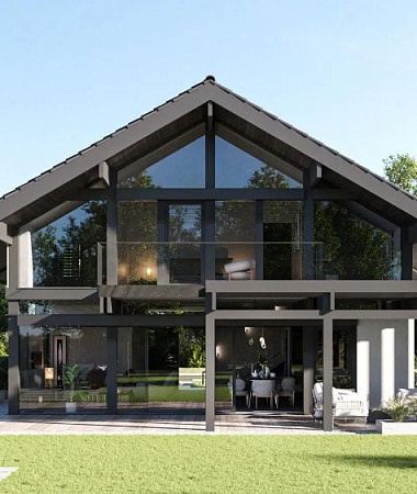 Мерида, каркасный дом, 248 м2