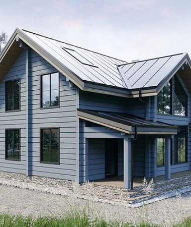 Кассиопея, каркасный дом, 203 м2