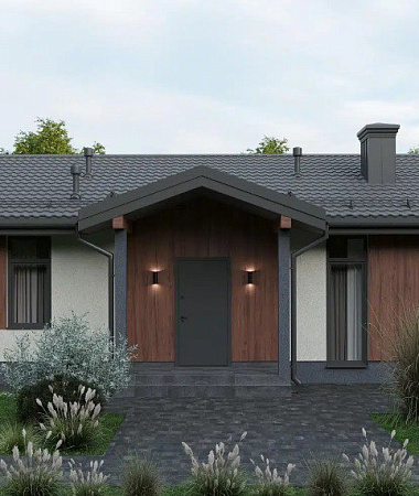 Симона, дом из газоблока, 132 м2