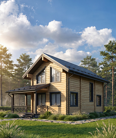 Джером, каркасный дом, 130 м2